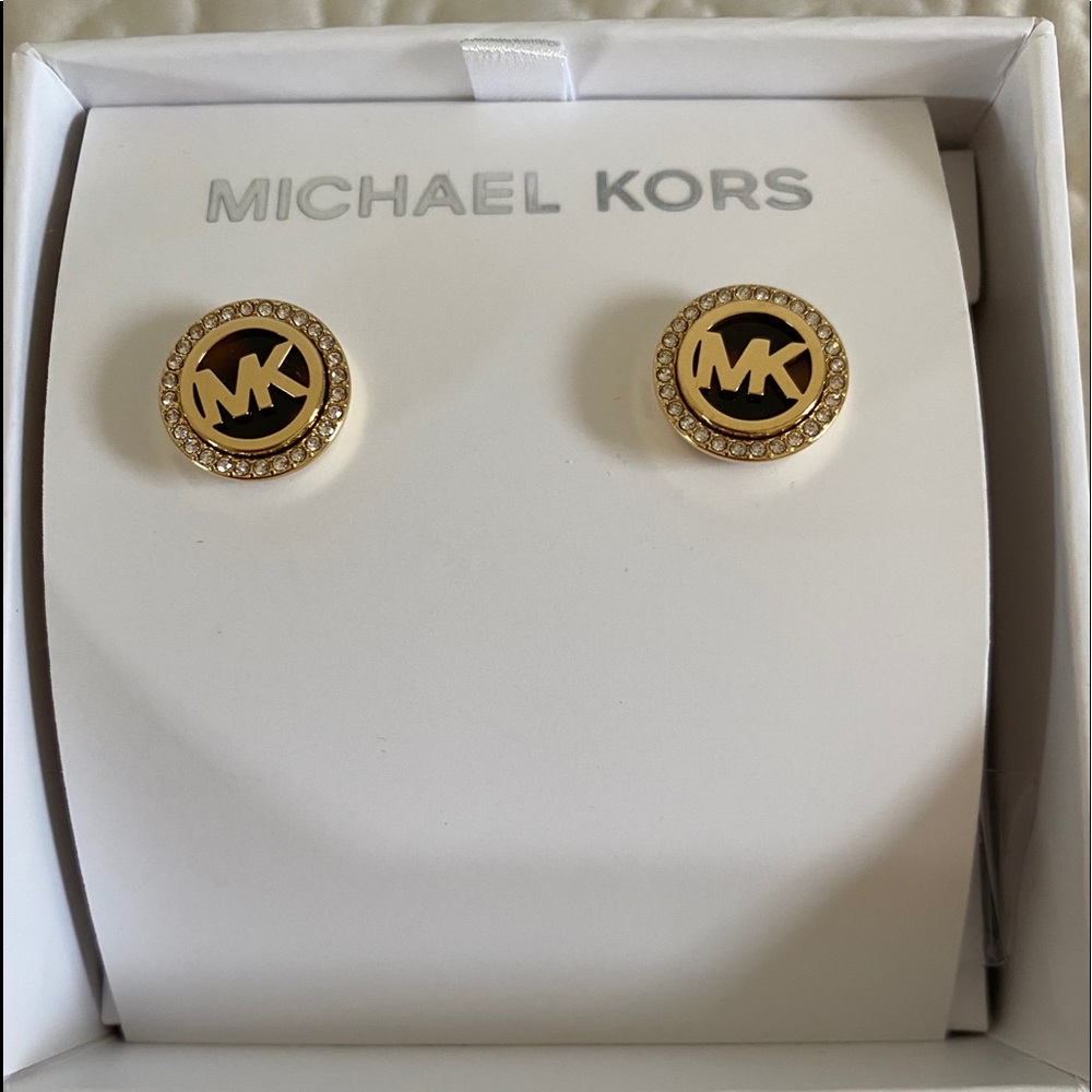 Michael Kors earrings and necklace